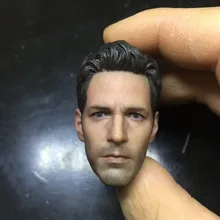 

In Stock 1/6 Scale Male Figure Accessory Ant-Man Male Paul Rudd Head Sculpt Carved Model for 12'' Action Figure Body