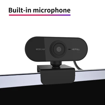 

1080P Full HD Webcam 5 Million Pixels Auto Focus Camera with Microphone For PC Laptop Online Teaching Live Broadcast
