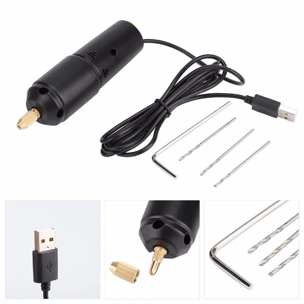 cordless electric scissors Jewelry Tools Mini Electric Drills Portable Handheld Micro USB Drill with 3pc Bits DC 5V for Jewelry Making DIY Wood Craft gas pressure washer