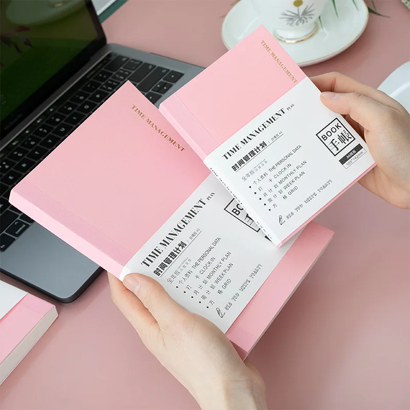 

Hand Account Book Time Management Notebook Sub-week planning timeline Stationery Notepad Schedule Book Inner Core Hand book