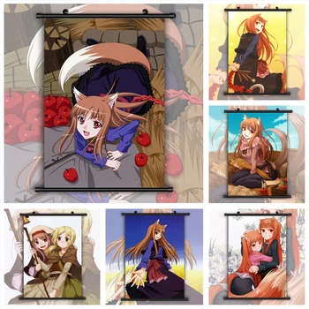 

Spice and Wolf Holo Horo Anime Manga HD Print Wall Poster Scroll