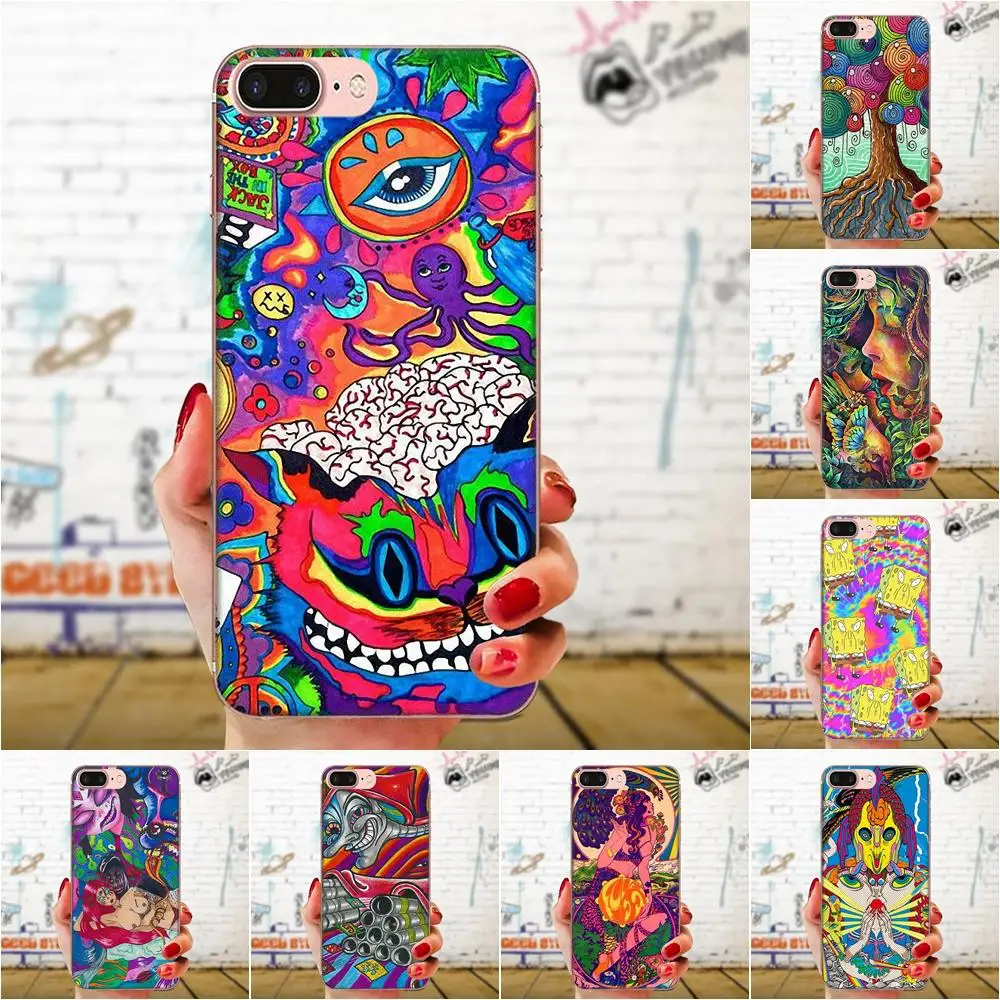 Desxz Хиппи Psychedelic искусство для huawei P7 P8 P9 P10 P20 P30 Lite Mini Plus Pro Y9 Prime P Smart Z 2018 2019 |