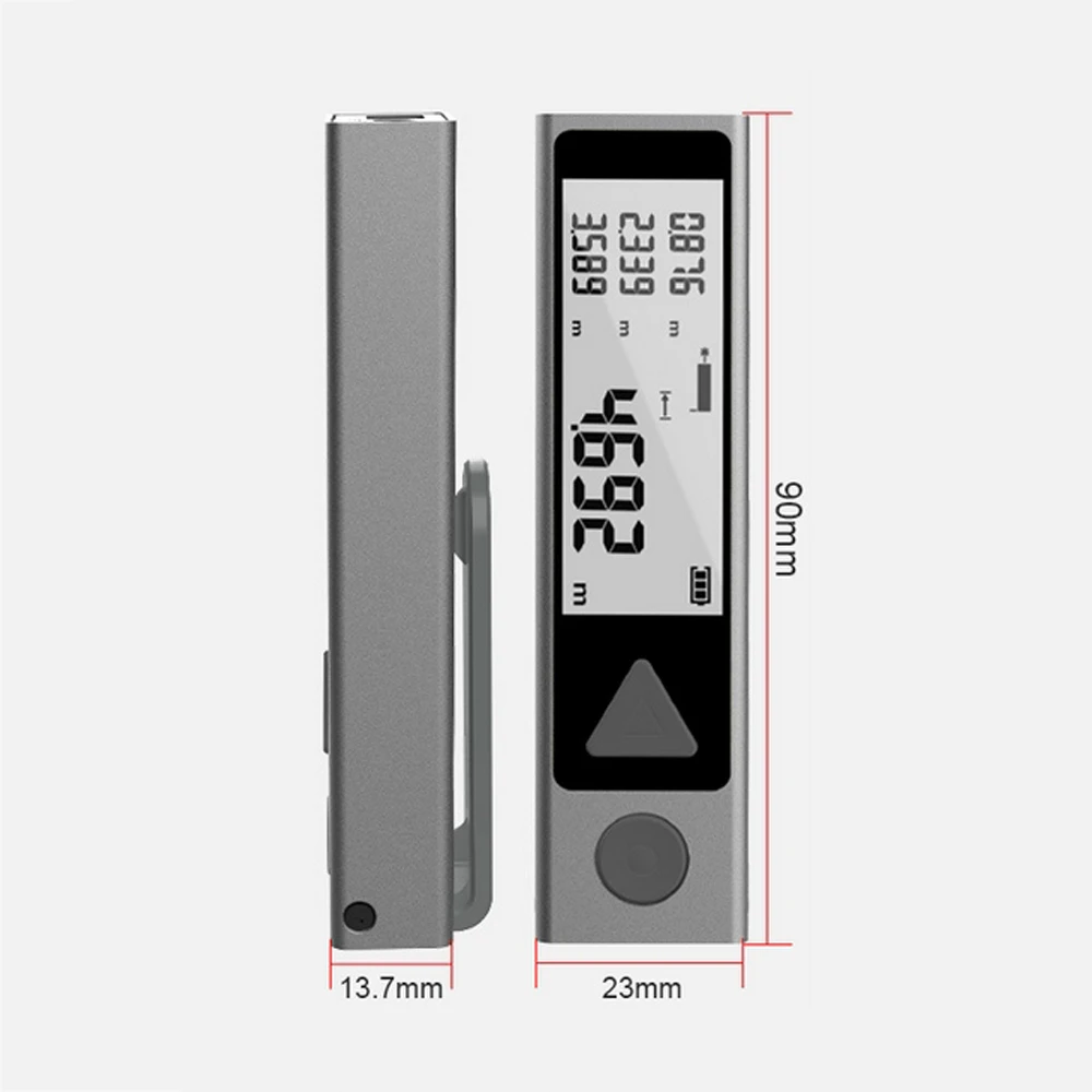 Mileseey Upgrade Mini Laser Rangefinder Laser with Bluetooth Distance Meter Professional Laser Tape Measure Metro Rangefinder