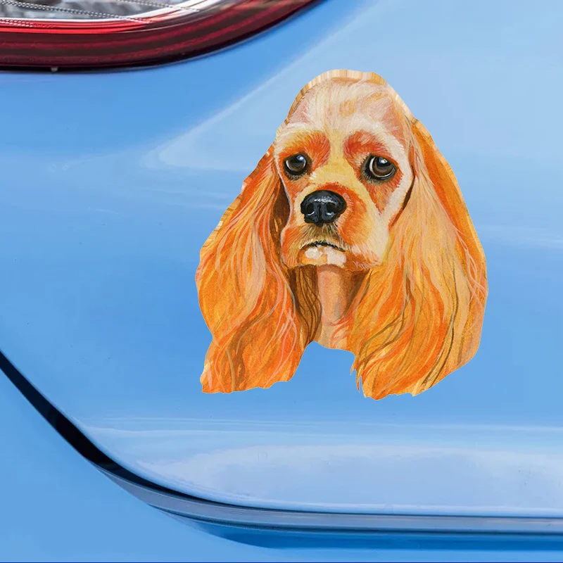 

COCKER SPANIEL Dog Self-adhesive Decal Car Sticker Waterproof Auto Decors on Bumper Rear Window Laptop Choose Size #S60477