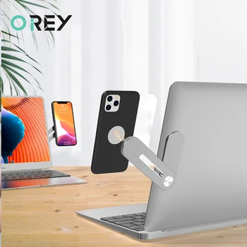 

Screen Support Phone Hoder Laptop Side Mount Connect Tablet Bracket Dual Monitor Display Clip Adjustable Mobile Phone Stand
