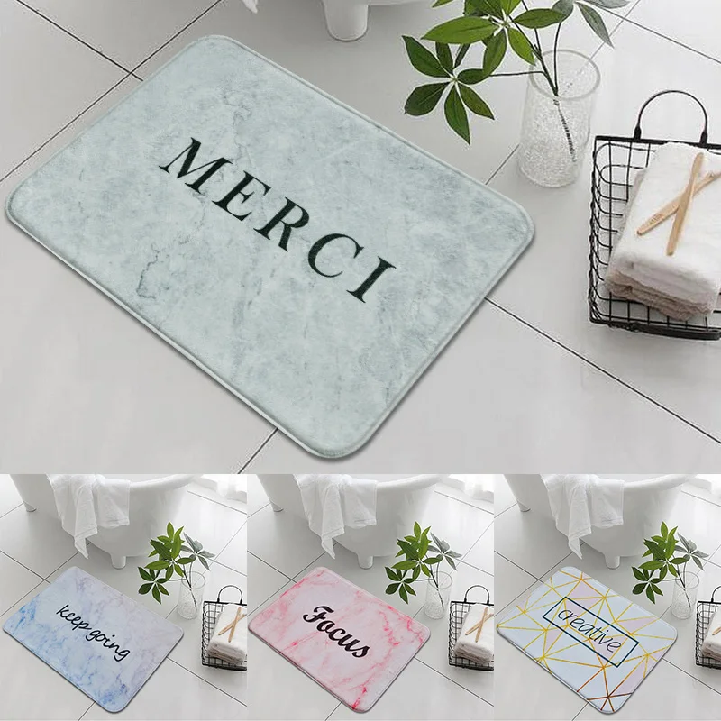 Дверной коврик именной, буква мраморный нескользящий вход Крытый Открытый Добро пожаловать дверной коврик креативный коврик для вытирания ног HTQ99