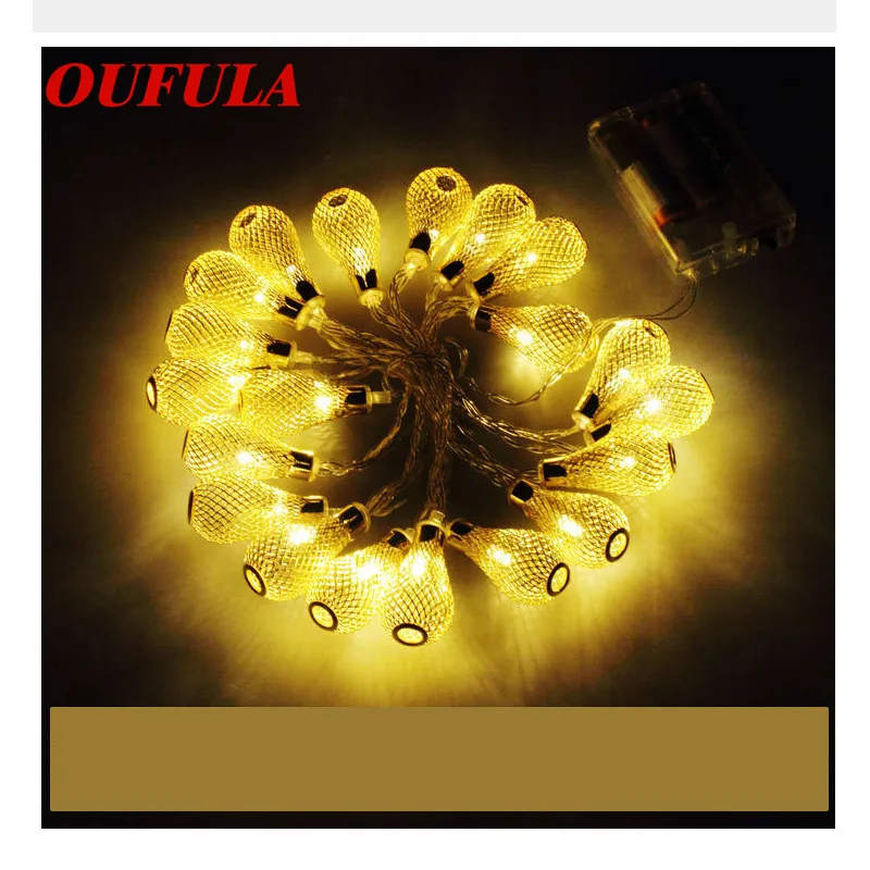 

OUFULA LED String Lights Christmas Tree Landscape Lights Copper Wire Decoration With Wedding Party Bar