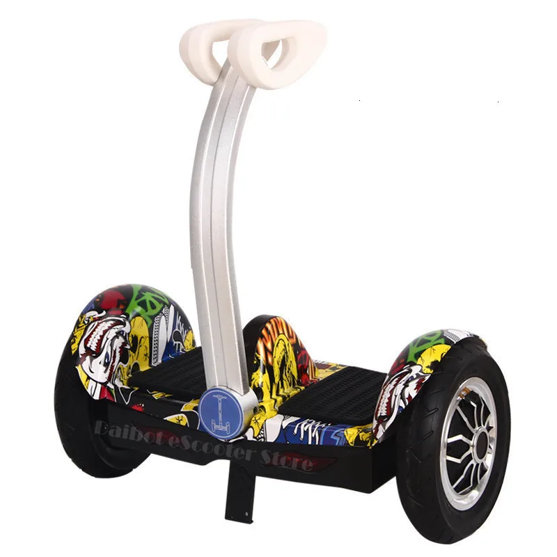 Daibot 2 Wheel Electric Scooter Self Balancing Scooters 10Inch 36V Adult Kid Hoverboard Skateboard With Bluetooth Speaker  (50)