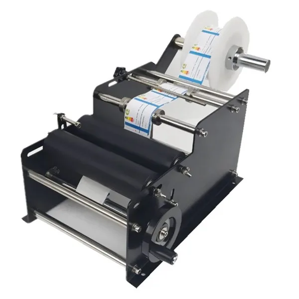 

free shipping Economic Simple Manual Handy Round Bottle Labeling Machine
