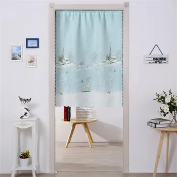 

Home Decoration Curtain Bedroom Half Curtain Free Punch Household Bedroom And Kitchen Partition Curtain 120*80cm