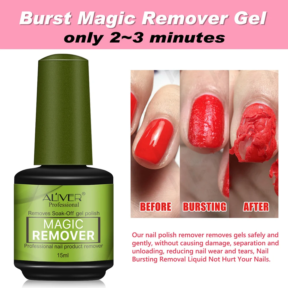 Magic Burst лак для ногтей маникюрный лак инструмент для очистки маникюра салфетка Очиститель ногтей обезжириватель УФ средство для снятия гель-лака