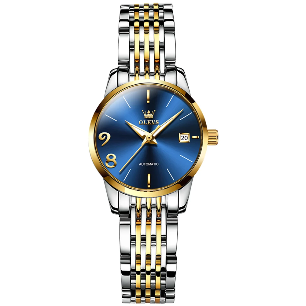 OLEVS Herenhorloge Designer Vierkant Luxe Automatisch