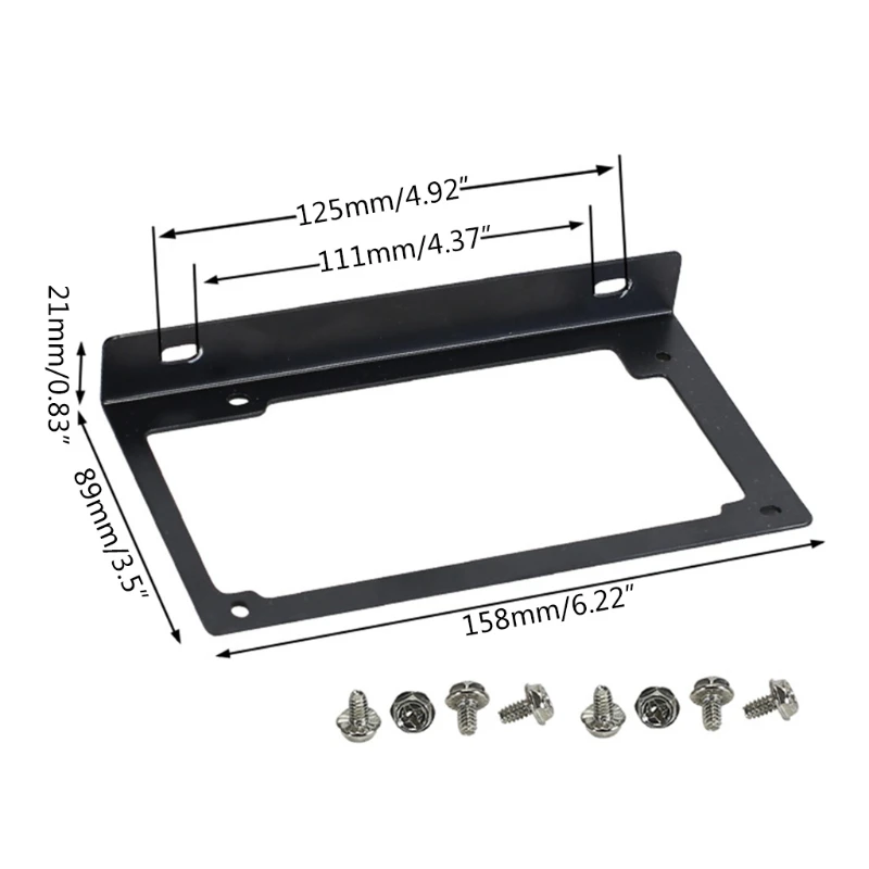 Châssis d'ordinateur de bureau, grande puissance vers petite alimentation, support de Conversion, cadre fixe SFX, lunette avec 8 vis