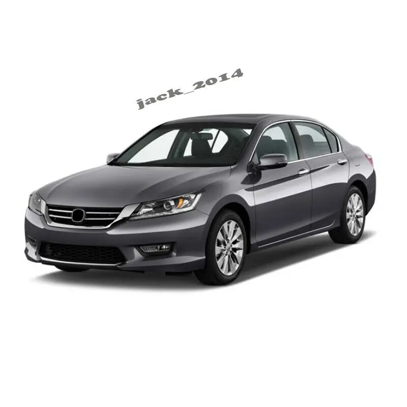 Подходит для 2013 9th Gen Honda Accord 4 двери Хромированная передняя решетка гриль