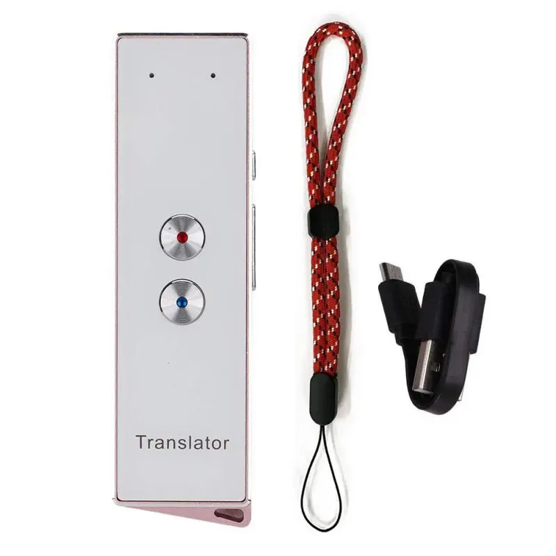 

Portable Smart Bluetooth Translator For Real-Time Intelligent Multi-Language Voice Text Translation Device, More Than 40 Langu
