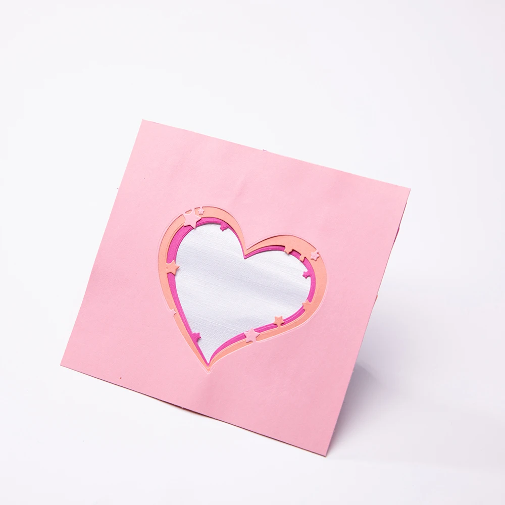  Heart Dies Love Paper Cards Cut Dies Stencils Embossing Die Greeting Card Invitation Card DIY Decor - 4.00005E+12