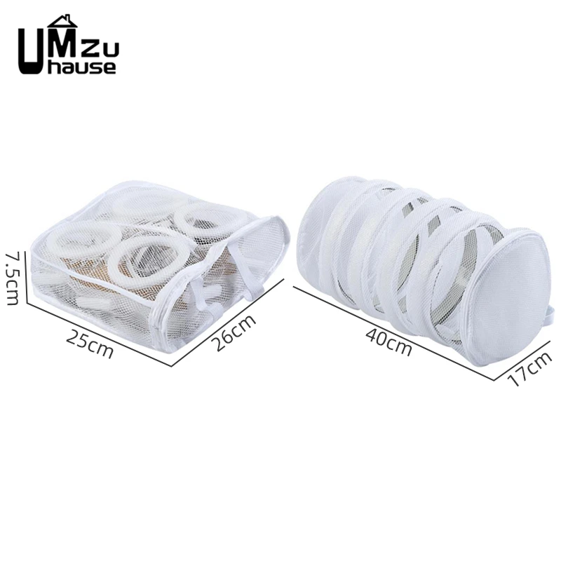 Shoes Laundry Bag Dirty Sneaker Socks Delicate Storage Mesh Zipper Cleaning Case Washing Machine Home Travel Portable Organizers