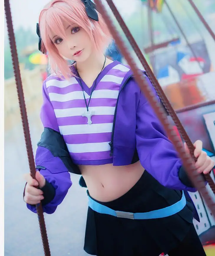 Fate/Grand Order Apocrypha FA Rider Astolfo Dress Cosplay Costume Casual Suit