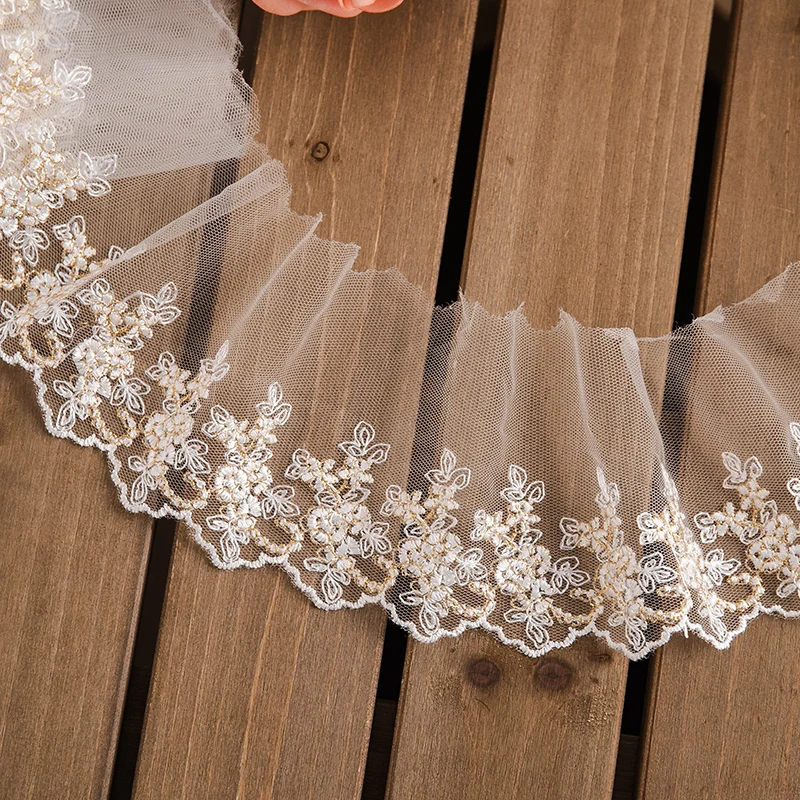 2ヤード/ロットレースリボンレース工芸品の縫製アクセサリー9/11センチ