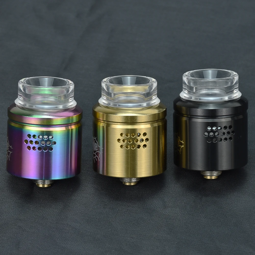 

Vape atomizer Profile RDA 24mm Mesh Coil e-cigarette Tank 316 Stainless steel Material for 510 thread mech mod vs Z RDA Atomizer