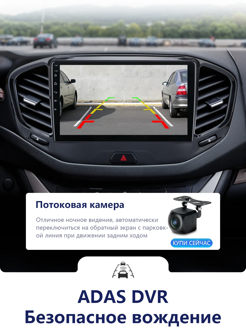 2Din Android 8,1 4G 2 ГБ+ 32 ГБ Автомобильный мультимедийный видео плеер для Lada VESTA- аудиосистема навигация gps головное устройство 2 Din