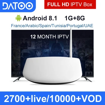

Q1304 4K TV Box With DATOO Activation Code 1 Year Subscription Europe French Italian Channels Android Arabic TV Box