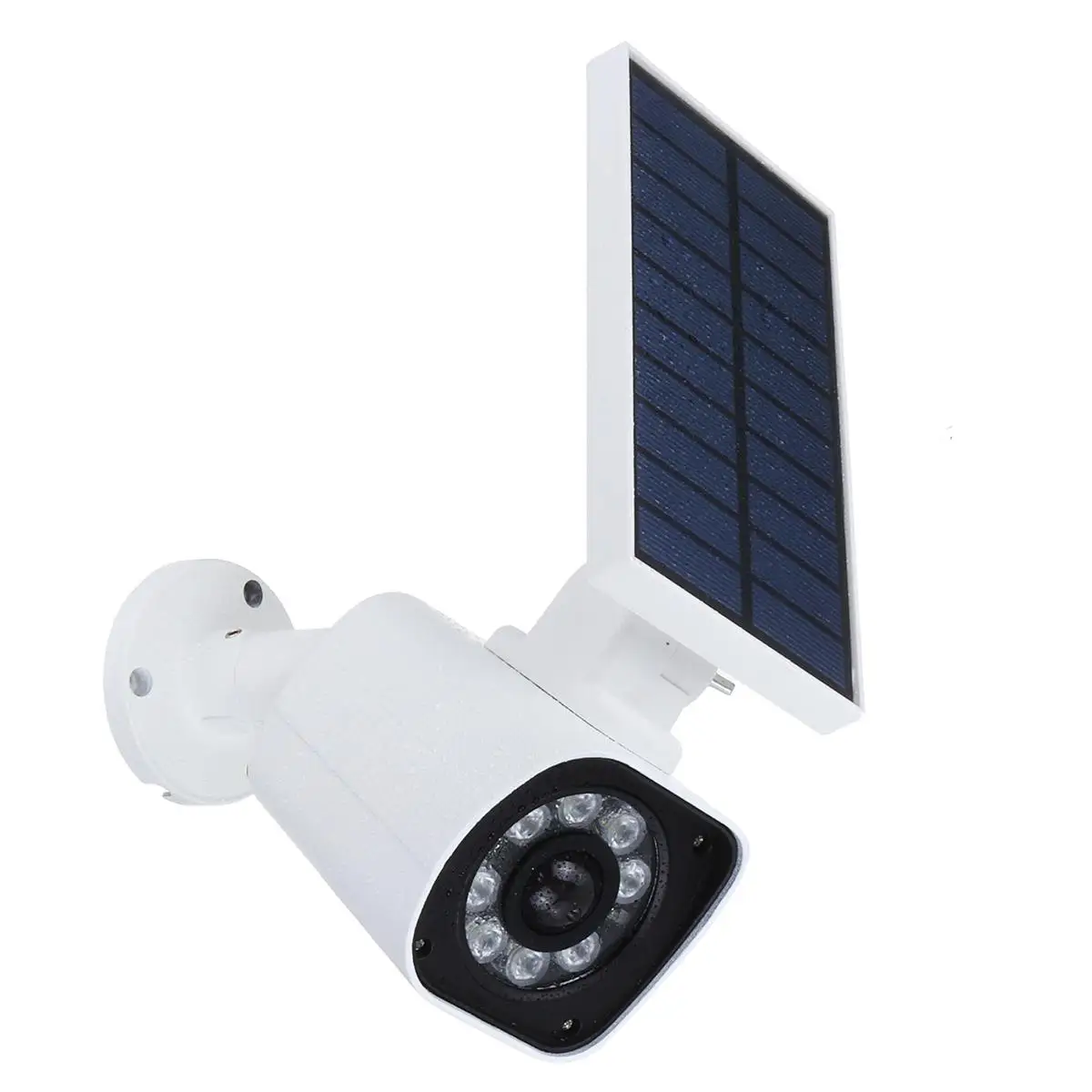 

ABS Simulation Cameras 1000LM 5W 8 LED Solar Power LED Light Dummy Security Camera Wall Lamp Motion Sensor IP66 Waterproof