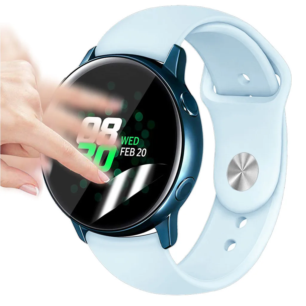 3 шт Гидрогелевая пленка для samsung Active Watch 2 44 мм Защитная пленка для экрана 3D полная защита от пузырей простая установка