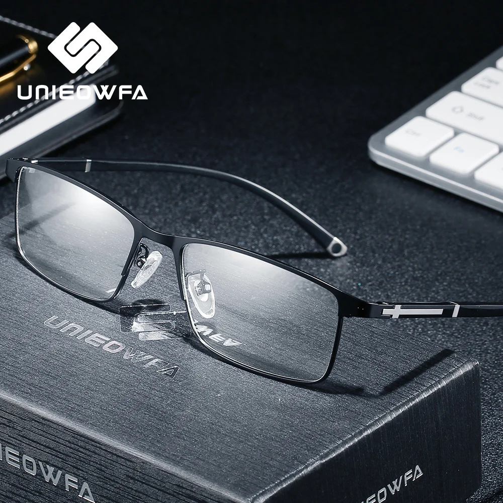 

Korea Optical Prescription Glasses Frame Men Clear Transparent Eyeglasses Frame Myopia Full Frame Spectacles Semi Rimless Brand