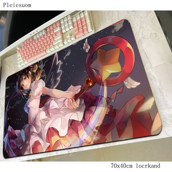 

Cardcaptor Sakura mouse pad gamer Halloween Gift 70x40cm notbook mouse mat gaming mousepad 3d pad mouse PC desk padmouse mats