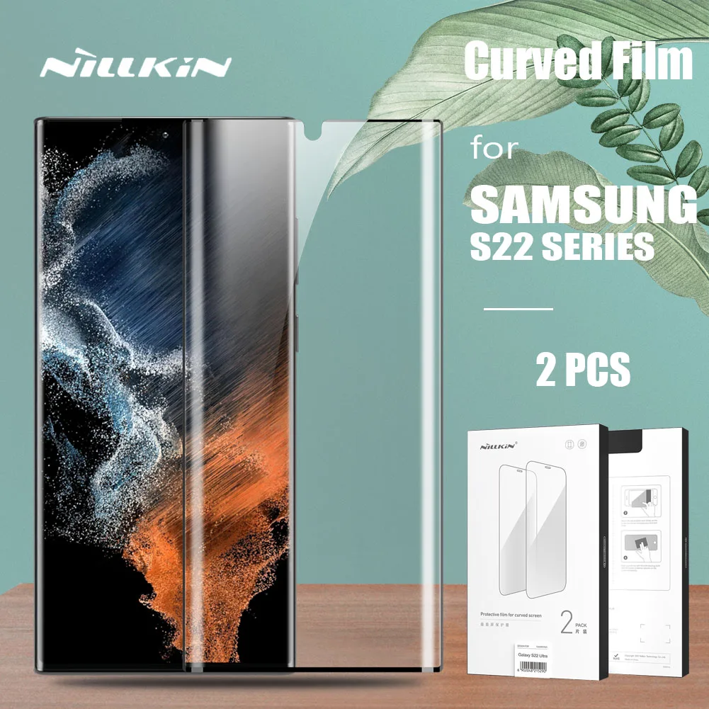 

Nillkin for Samsung Galaxy S22 Ultra Impact Resistant Curved Film 2pcs Full Cover Screen Protector for Samsung S22 Plus 5G Film