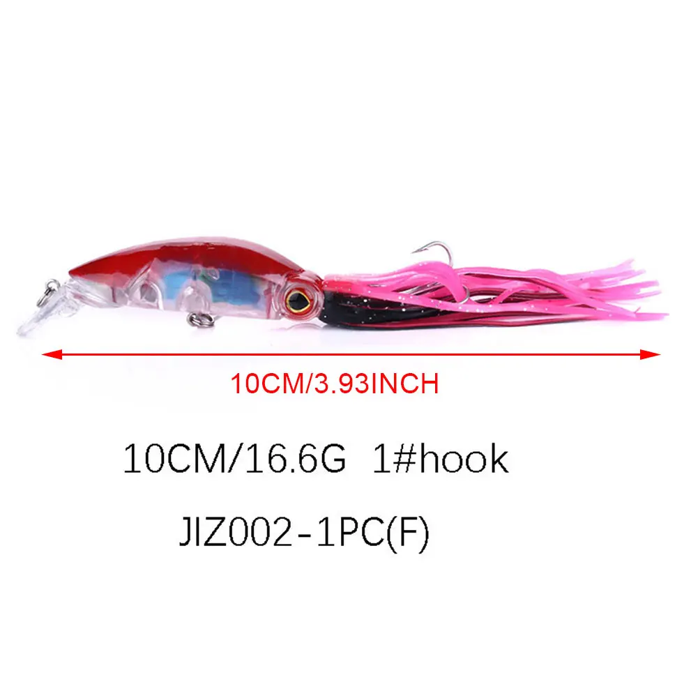 8 шт. искусственная рыболовная приманка для троллинга в соленой воде пластиковая