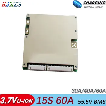 

BMS 15S 60A/40A/30A li-ion 55.5V BMS PCM battery protection board bms pcm for electric bike battery cell pack