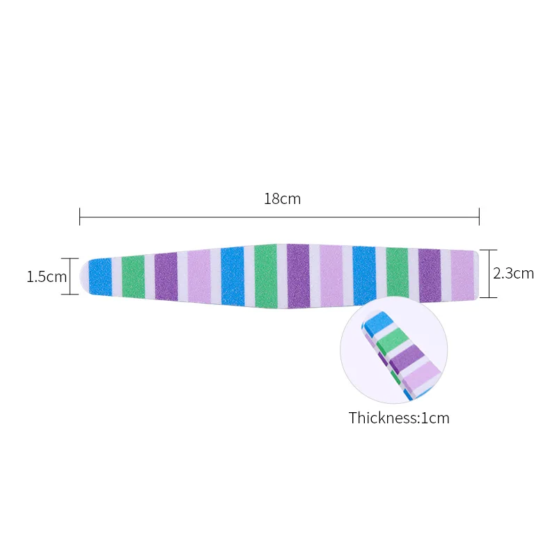 1 шт. ромбовидная губка для маникюра шлифовальный напильник для формования шлифовальный сглаживающий мягкий файл случайный цвет аксессуары для ногтей Уход Инструменты для красоты
