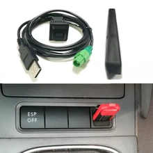 RCD510 RCD310 CD проигрыватель радио USB адаптер USB кнопка переключения кабель для VW Golf Jetta камера Bora Touran для Skoda Octavia Fabia