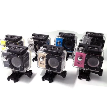 

2 inch LCD Full camera 30 meters action waterproof DV camera sports helmet digital motion video recording