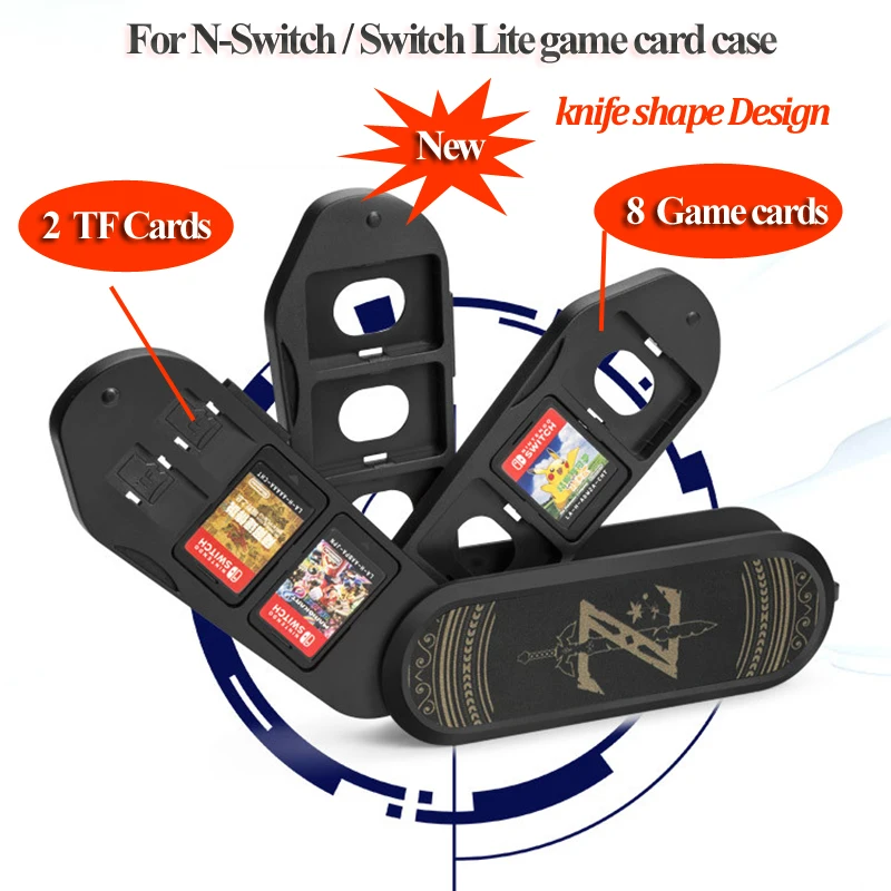 10в1 для nintendo Switch Lite NS N3DS портативное хранение карт для игры и 2 аналоговые колпачки для переключателя игровой контейнер для хранения карточек аксессуары