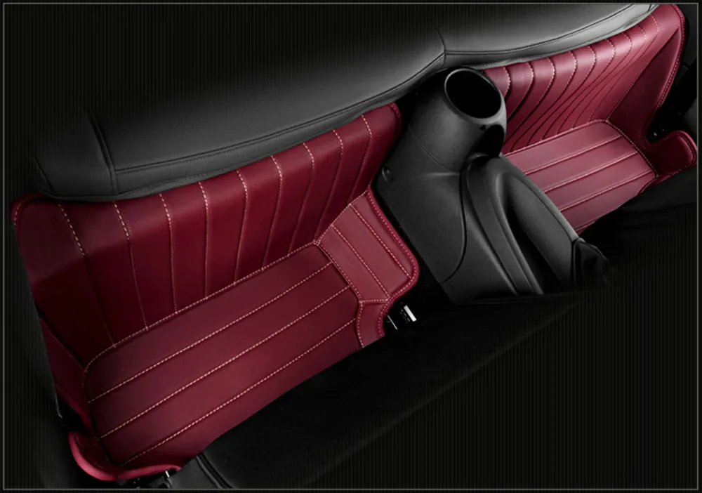 Автомобильный Стайлинг коврики анти Kick кожаный коврик протектор для Mini Cooper One S JCW Clubman Countryman R55 R56 автомобильные аксессуары