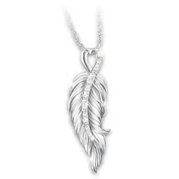

Fashion women accessories feather necklace women accessories charm accessories party Valentine's Day gifts wholesale