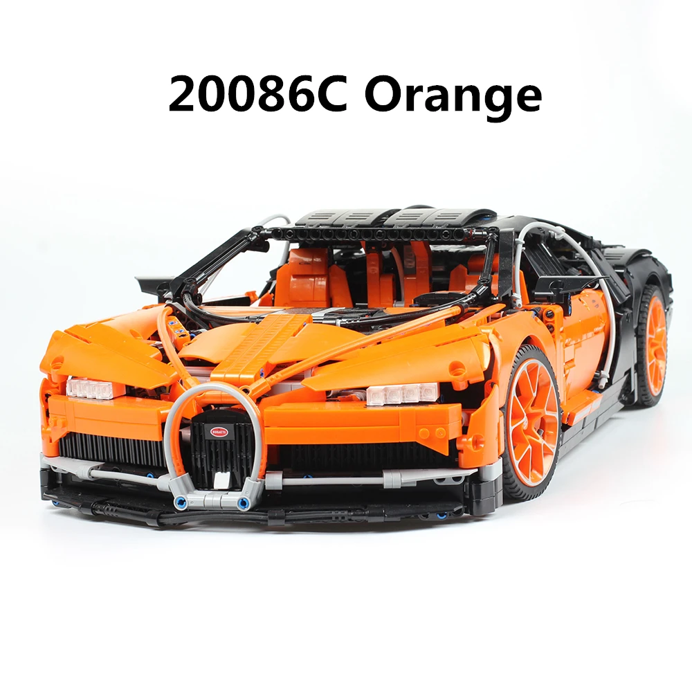 Lepinblocks 20086 Technic гоночный автомобиль король строительные блоки BugattiED детский подарок Chiron 42056 42083 развивающие LP игрушки для детей