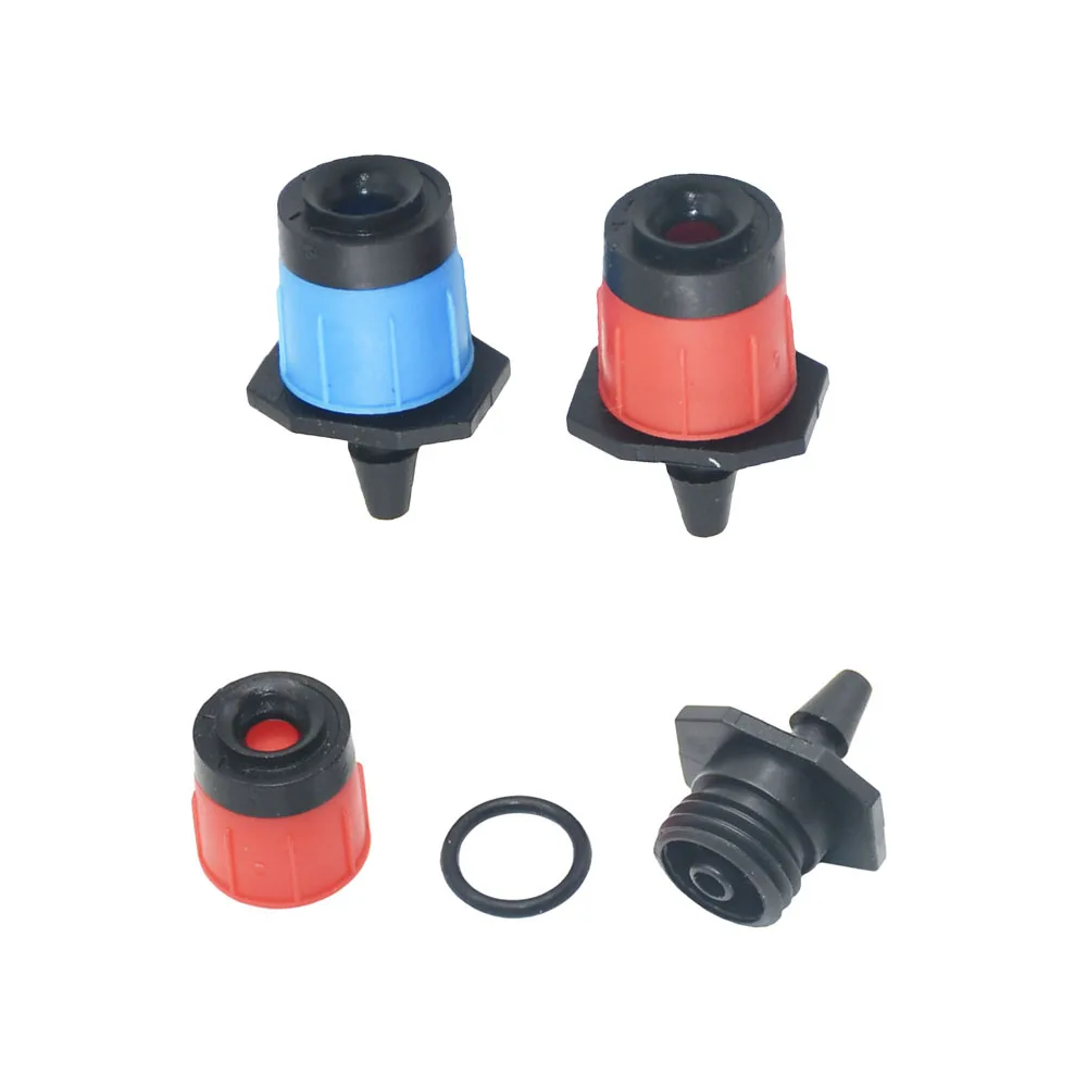 

20 Pcs Adjustable 360 Degree Scattering Sprinklers With Seal Garden Irrigation Agriculture Sprayers Nozzles 4/7mm Hose Interface