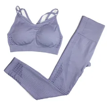 Facecozy, Женский компрессионный комплект для йоги, Женский комплект из 2 предметов для фитнеса, спортивная одежда для женщин, спортивный комплект с бюстгальтером и леггинсами для тренировок