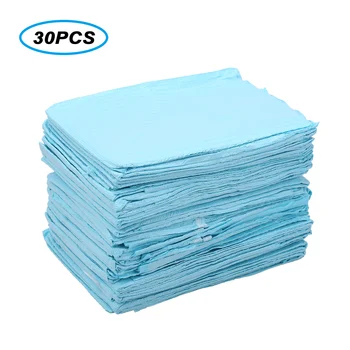 

30PCS/Bag Disposable Neckerchief Blue Paper Scarf Shop Towels Lacing Bibs