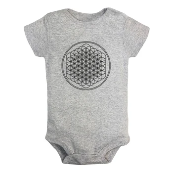 

Bring Me The Horizon Band Death Van Halen Band Printed Newborn Baby Girl Boys Clothes Short Sleeve Romper Outfits 100% Cotton