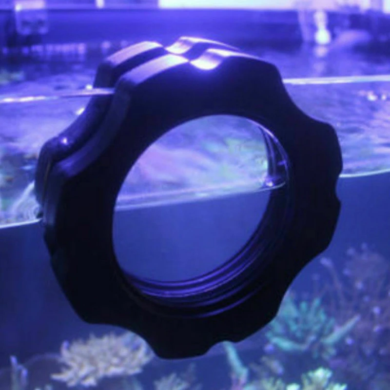 2 в 1 аквариумная Лупа магнитный очиститель стекла очиститель для аквариума скребок до 15 мм