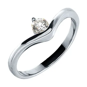 

White gold ring with a diamond e0901kts09147800