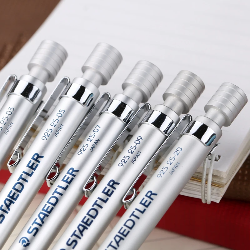 Германия STAEDTLER 925 25 металлический механический карандаш 1 3 мм Серебряный