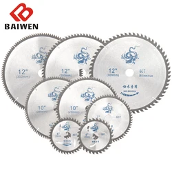 4-12inch Wood Carbide Saw Blade Metal Cutting Disc 30-120Teeth Dremel Woodworking Cut Off Wheel Power Rotating Tools Accessories