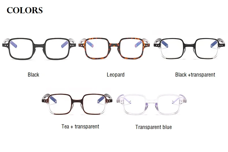 Анти-Синие Маленькие квадратные очки женские компьютерные голубые световые блокирующие очки антиблик очки мужские