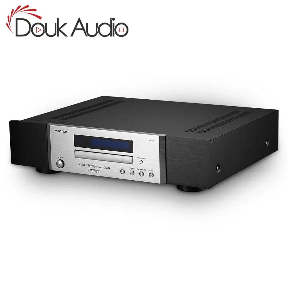 Douk аудио h-конец домашний аудио CD плеер без потерь Музыкальный плеер Пульт дистанционного управления 24 бит/384 кГц AD1955 декодирование